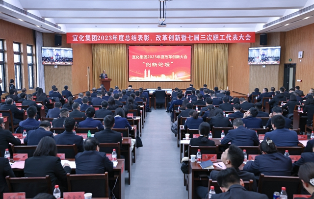 王大真總結(jié)講話 宜化集團2023年度總結(jié)表彰、改革創(chuàng)新暨七屆三次職工代表大會勝利閉幕(圖3)